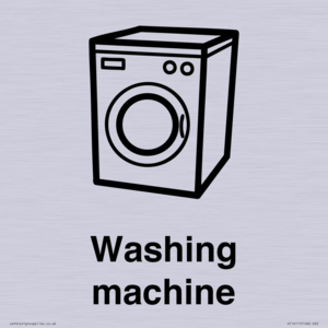 Dementia washing machine sign